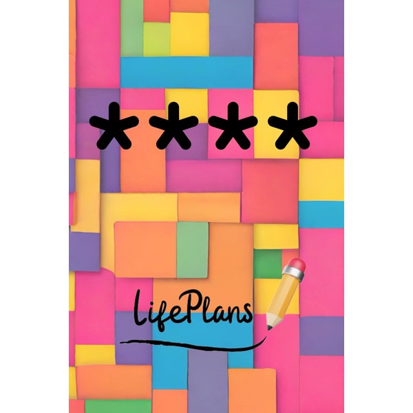 LifePlans Quaderno delle Password: Per Registrare fino a 2080 Siti