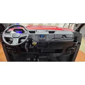 Recreational Watts 2018 - 2025 Polaris Ranger XP 1000 / 1000 Radio Mount Only - Fits Rockford PMX