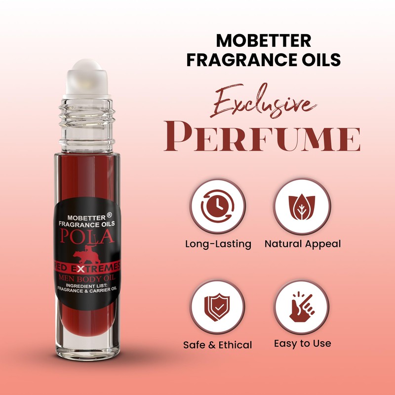 MOBETTER FRAGRANCE OILS Pola Red Extreme Cologne Body Oil for
