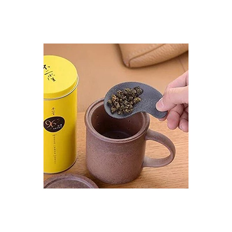 Tea Soul Lin's Ceramic Studio Tea Spoon - Black