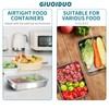 GIUOIDUO stainless steelFood Storage Containers setsstorage box with lidfreezer FrozenKitchen