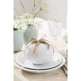 Kähler Hammershøi Christmas Decoration Diameter 12 cm Handmade White