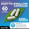 Nutrivein Multi Collagen Protein Capsules | 180 Easy-to-Swallow Hydrolyzed Peptides