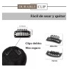 Felendy Clip De Extensiones De Flequillo Sintético Grueso Y Limpio