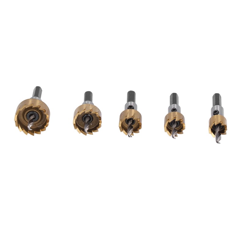 5pcs High Speed Steel Hole Drill Opener High Speed Steel