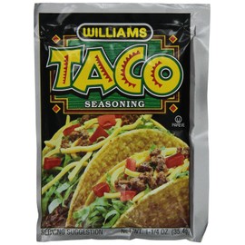 Williams Taco Seasoning Mix, 1.25 Ounce (Pack of 6)