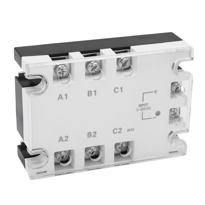 3 Phase Solid State Relay White Noiseless Anti Shock Reliable