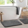Nestl Set of 2 Bath Rugs, Absorbent Memory Foam Bath