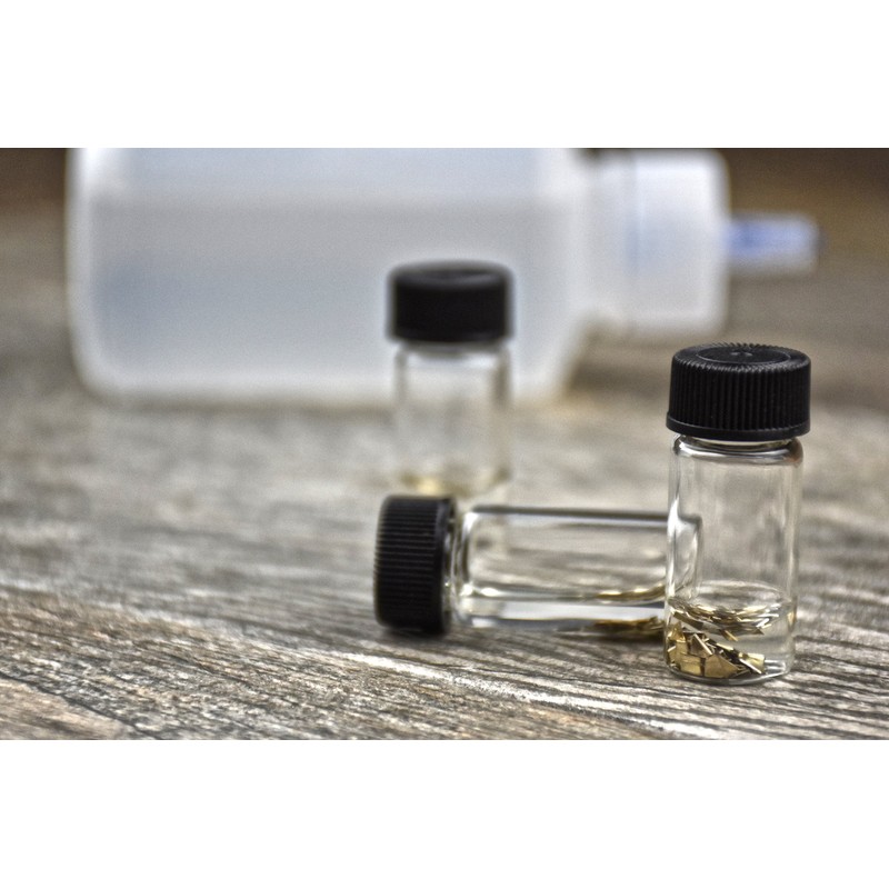 SE 1-1/2" x 9/16" Leak-Proof Glass Vial Set (12 PC.)