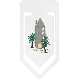 141mm 'Honeysuckle Tower Covered in Flowers' Giant Plastic Paper Clip (CC00084923)