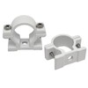 4pcs Water Pipe Clips,Wall Mounted Aluminium Pipe Clip Clamp C-Clamps