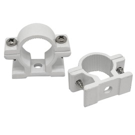 4pcs Water Pipe Clips,Wall Mounted Aluminium Pipe Clip Clamp C-Clamps Fastener,for Outside Diameter 20mm/0.78in Tubes (1620)