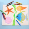 BAZIC 8 Color Premium Quality Super Jumbo Triangle Crayon