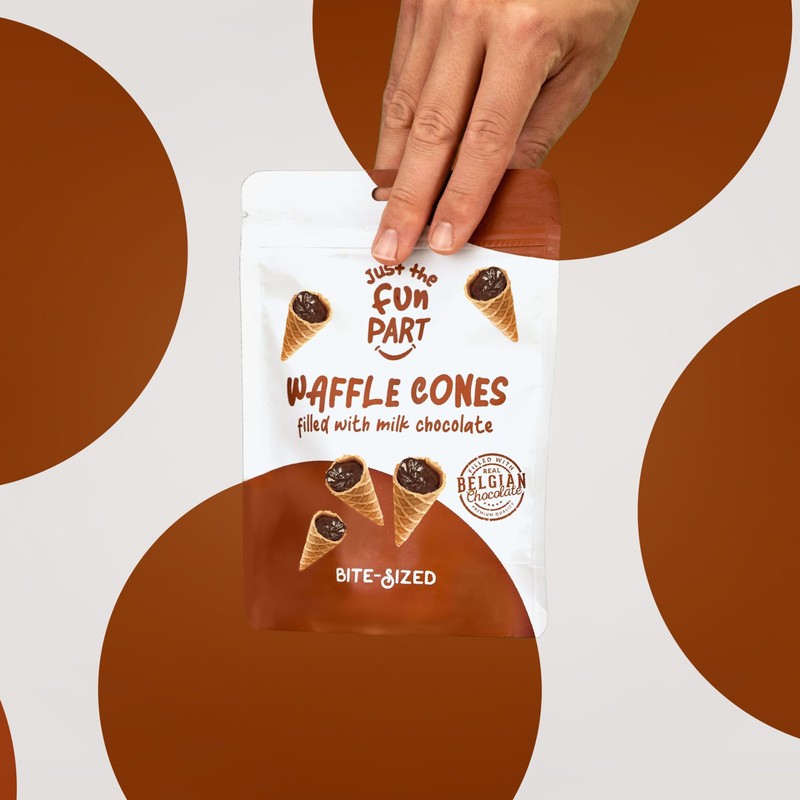 Just The Fun Part | Bite-Size Crispy Mini Waffle Cones