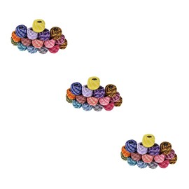 STOBOK 3pcs Color Embroidery Thread Multicolor Cross Wiring for Projects Sewing and Crafts Vibrant Threads for Creative Embellishments and Handcrafts