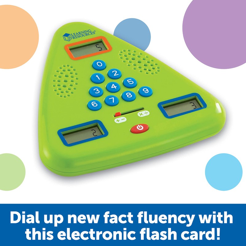 Learning Resources Minute Math Electronic Flash Card - Classroom Must