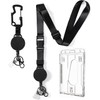 DELSWIN Heavy Duty Retractable Lanyard - Breakaway Lanyards for ID