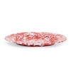 Crow Canyon Home Enamelware Dinner Plate, 10.25 inch, Red/White Splatter