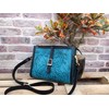Hantooled - Bolso bandolera de piel para mujer, color café,