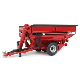 Spec Cast 1/64 Red J&M 1112 X-Tended Reach Grain Cart with Tandem Walking Duals JMM-033
