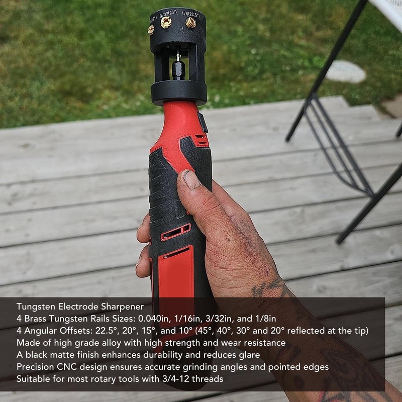 Tungsten Electrode Sharpener Grinder Multi Angle Welding Electrode Grinding Tool