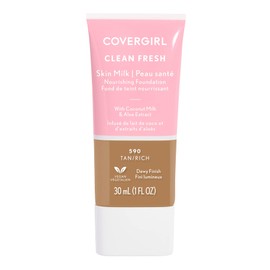 COVERGIRL, Clean Fresh Skin Milk Foundation, Tan/Rich, 1 Count