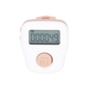 Ring Counter White Manual Luminous Ring Type USB Rechargeable Sweat