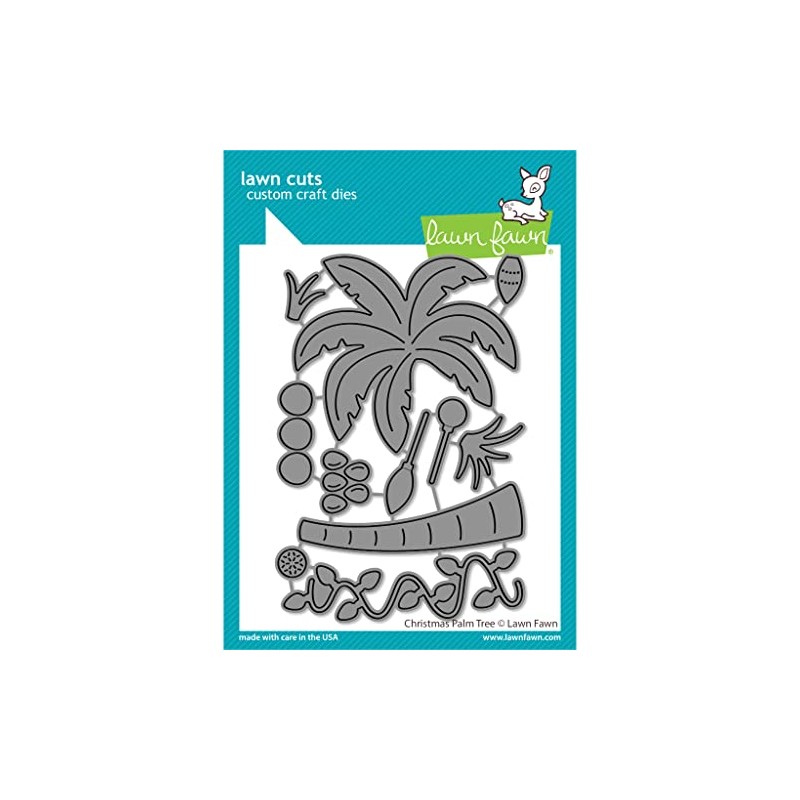 Lawn Cuts Custom Craft Die-Christmas Palm Tree