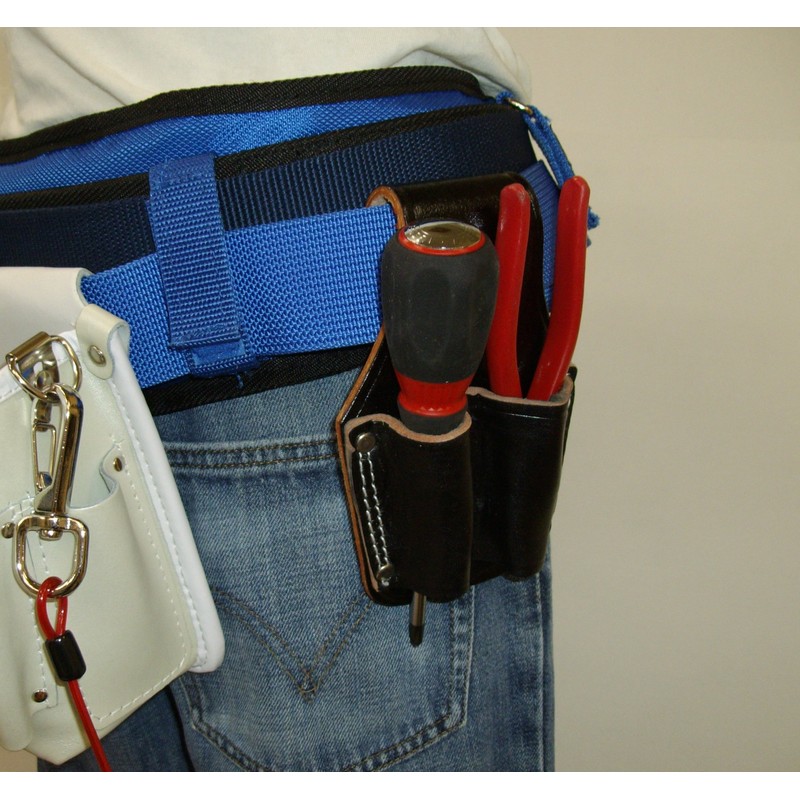Kozuchi SP-B2 Black Floor Leather Pliers Holder for 8 Inches,