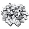 1/4'' (6 mm) Aluminum Crimping Loop Sleeves 30 pcs, Cable