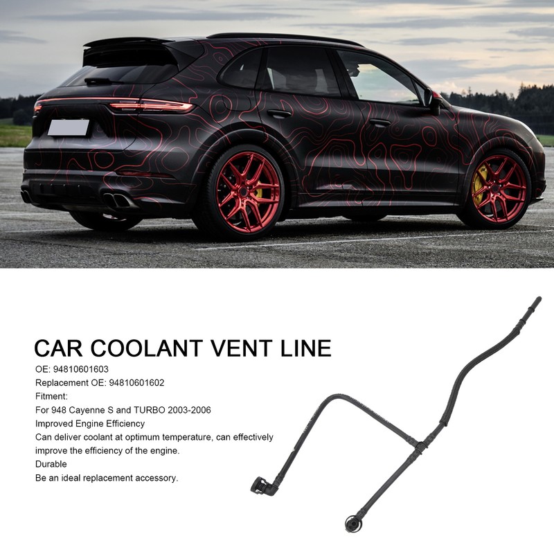 Car Coolant Vent Line 94810601603 Water Tueb Bleed Hose Pipe