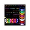Guo Pulseras Led Neón De 16 Piezas For Fiestas -