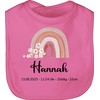 Geschenk mit Namen personalisiert by Shirtracer - Baby Bib -