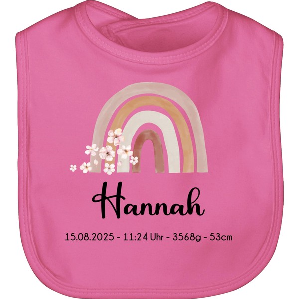 Geschenk mit Namen personalisiert by Shirtracer - Baby Bib -