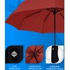 Rain-Mate Compact Travel Umbrella - Pocket Portable Folding Windproof Mini
