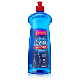Crystale Total Action Dishwasher Rinse Aid, Streak Free Formula, 500 ml