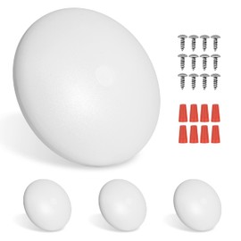 RVZONE 4 Pack RV LED Ceiling Puck Light RV Boat Interior Light DC 12V Surface Mount Ceiling Dome Lighting, 4.5W Panel Downlight for Camper Van Travel Trailer Motorhome