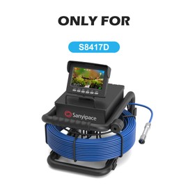 Sanyipace Sewer Camera Type-c Adapter, US Plug, Battery Power Charger Adapter for Pipe Inspection Camera, Model: S8417D, Sewer Camera Accessories