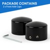 Front Axle Caps, PSLER Motorcycle Front Axle Nut Covers for
