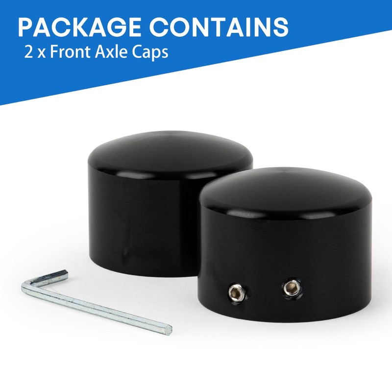 Front Axle Caps, PSLER Motorcycle Front Axle Nut Covers for