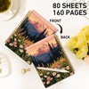 TWRVI Vibrant Wildflower Spiral Notebook, Mountain Forest Landscape College Ruled