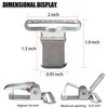 KUNN 2 Inch Suspender Clips Heavy Duty Suspender Clips Metal