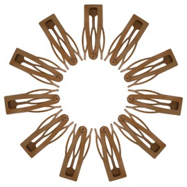 24Pcs Double Grip Hair Clips for Women Metal Snap Hair Clips Women Hair Barrettes for Hair Making (Black)