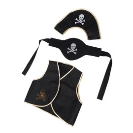 LIFKOME Pirate Costume Set Adult Pirate Hat Pirate Party Accessory Pirate Set for Men