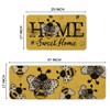 Artoid Mode Beige Bee Home Sweet Home Spring Kitchen Mats