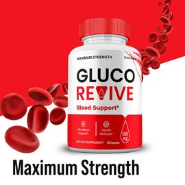 (2 Pack) GlucoRevive Capsules, GlucoRevive Supplement Pills, Advanced Formula All Natural Made in USA, 2 Month Supply