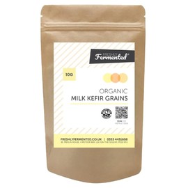 Freshly Fermented - Certified Organic Milk Kefir Grains (10g)