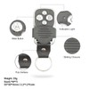 DieseRC 433Mhz Wireless Remote Control Transmitter Keychain 1527 Learning Code