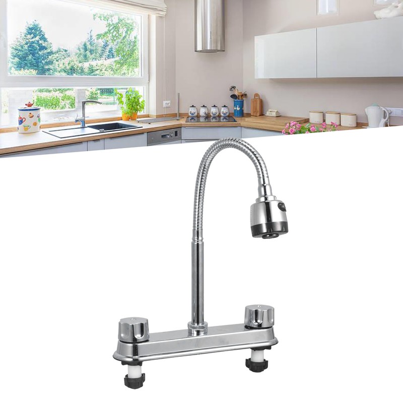 Kitchen Sink Faucet Professional Modern Simple Style Cold Hot Dual