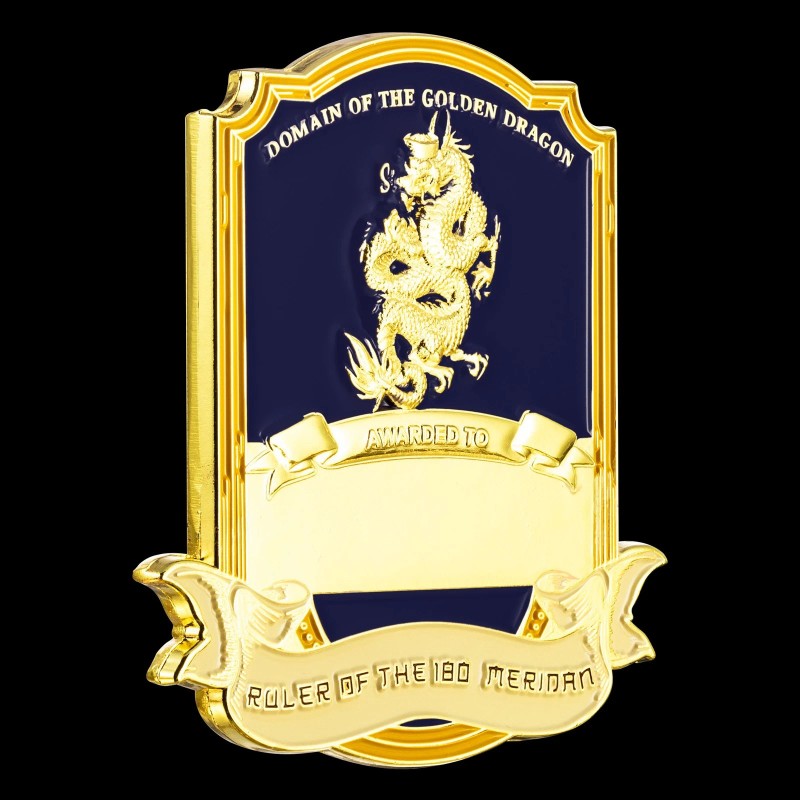 Unbranded Golden Dragon Challenge Coin